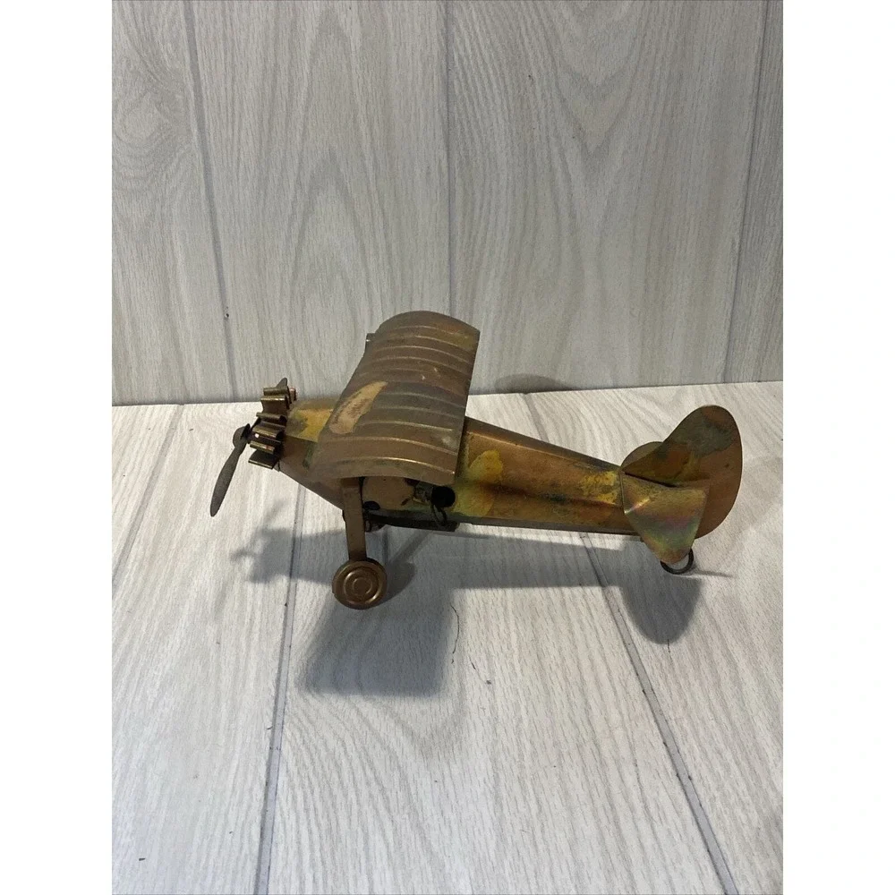 George Imports Vintage Airplane Music Box Fly Me To The Moon & Pattis